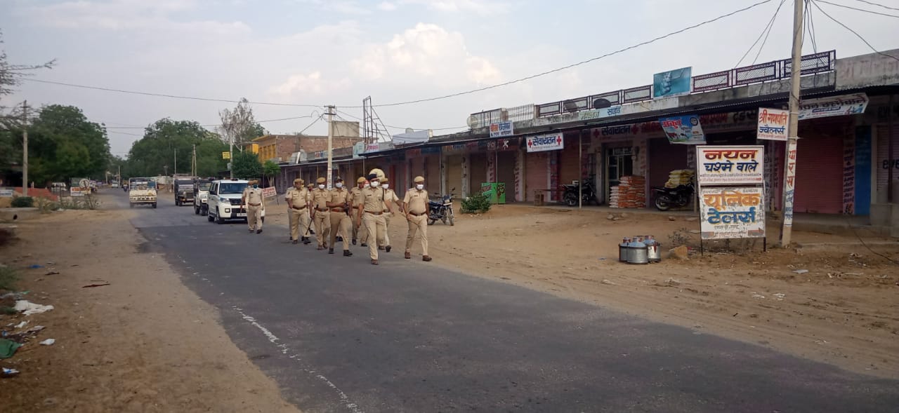 जयपुर ग्रामीण में कोरोना संक्रमण की चेन तोड़ने के लिए पुलिस की रहेगी सख्ती