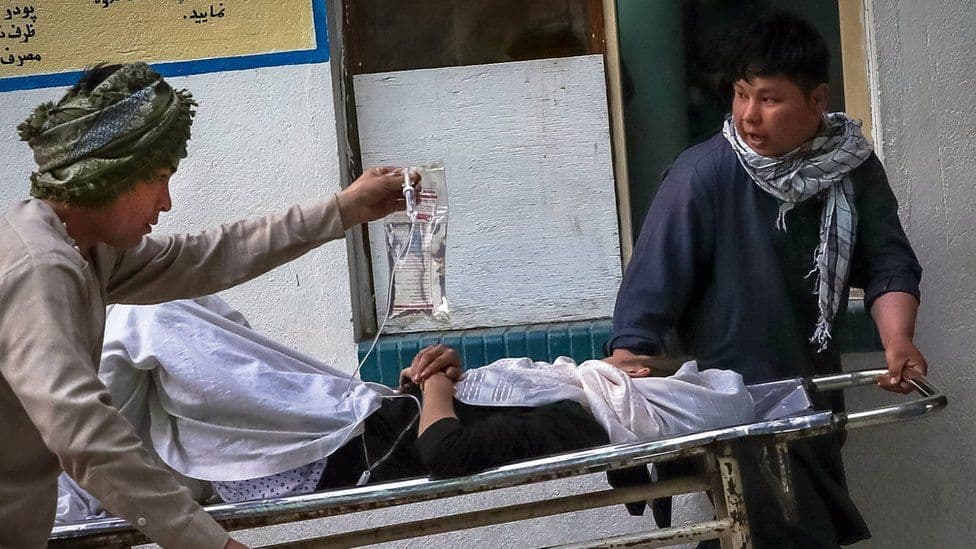 Afghanistan capital Kabul Explosion near school 40 died dozens injured
