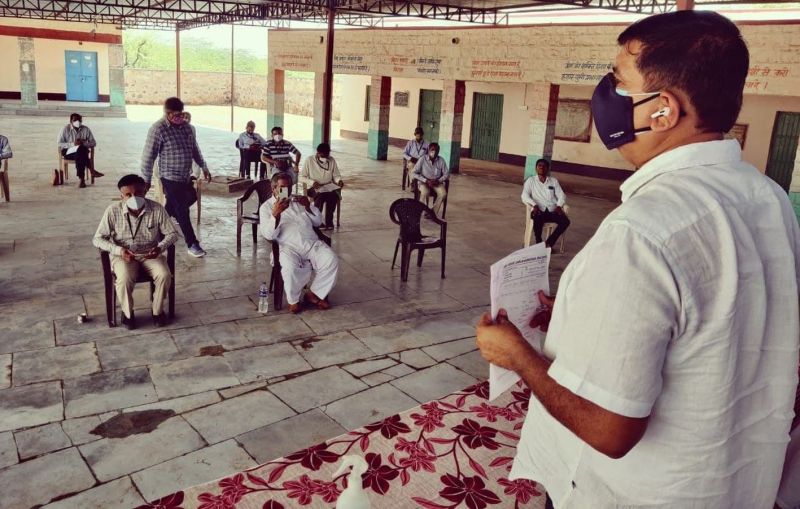 टीकाकरण के साथ कोरोना गाइड लाइन की पालना भी जरूरी- राजस्वमंत्री