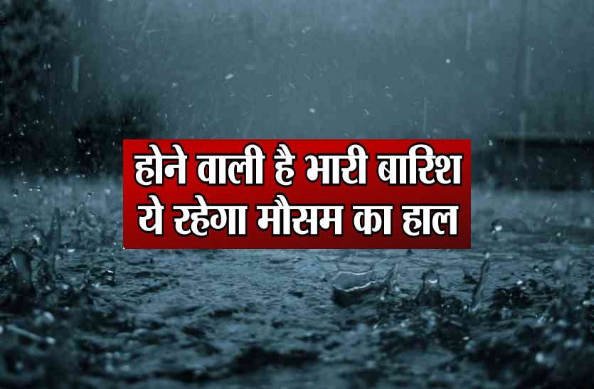 IMD Rainfall warning in Chhattisgarh