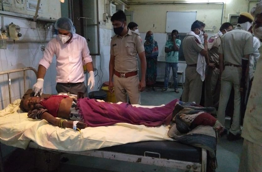 UP Police had broken the Dholpur Police's case, the case of shooting the woman