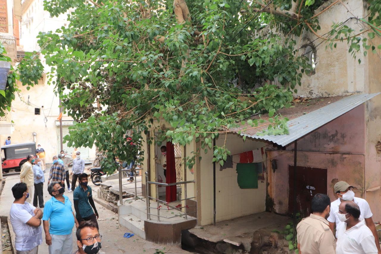 tree collapse in ajmer