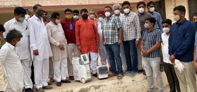 कृषि राज्यमंत्री ने बाटाडू सीएचसी को दिए पांच लाख रुपए