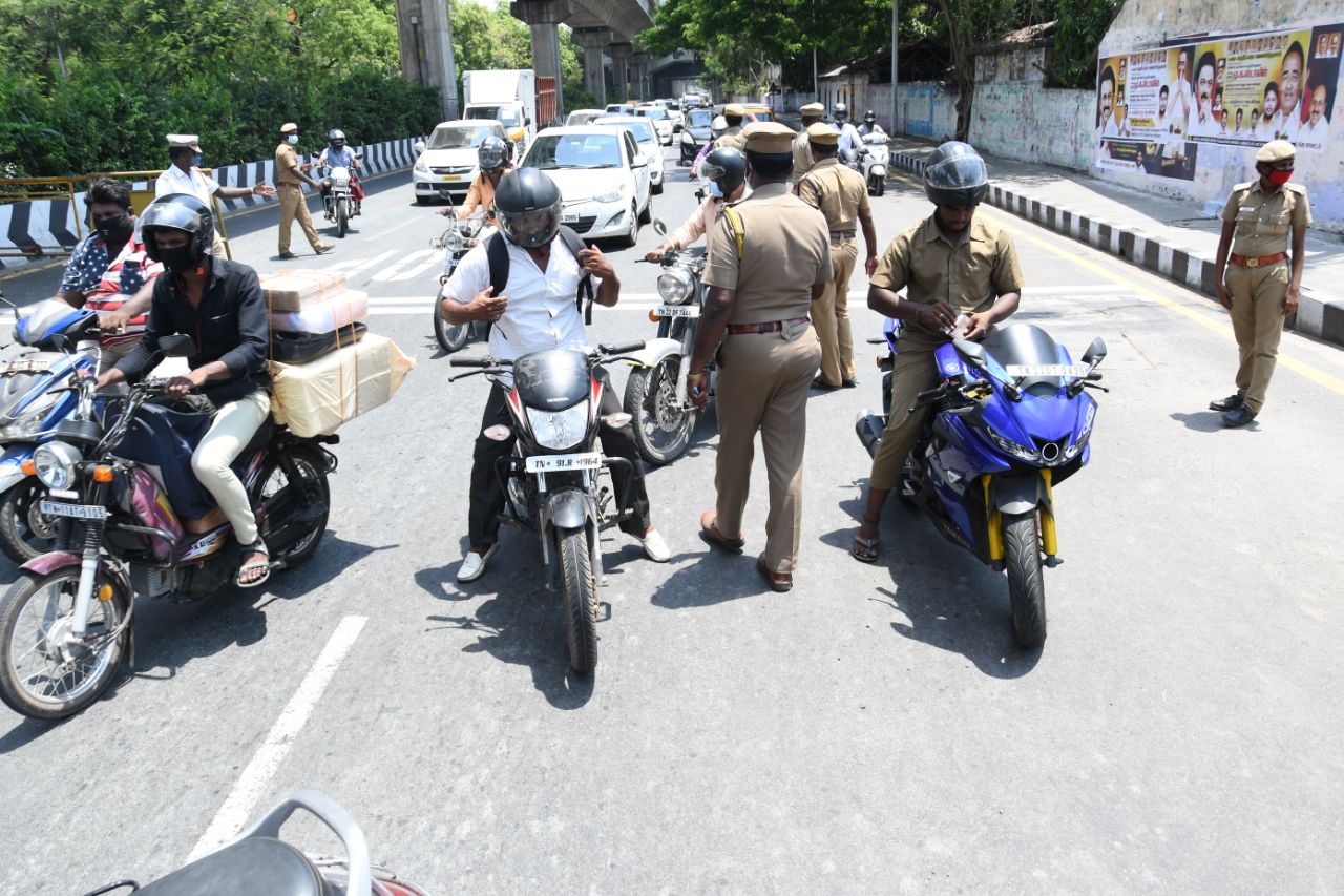Chennai Police fined 10 lakhs from violators