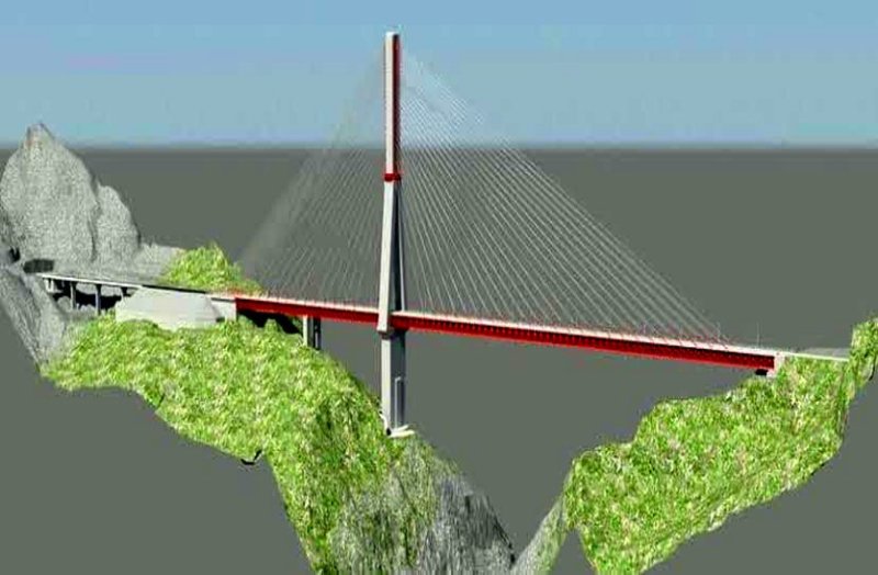 दुर्ग के स्ट्रक्चर से बनेगा देश का पहला रेलवे स्टैंड केबल ब्रिज, जम्मू के अंजी नदी पर 1000 करोड़ के प्रोजेक्ट के लिए मटेरियल रवाना