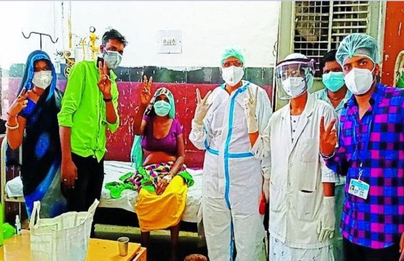 घातक संक्रमण से सिटी स्कोर था 25/25, महिलाओं ने जीती कोरोना से जंग