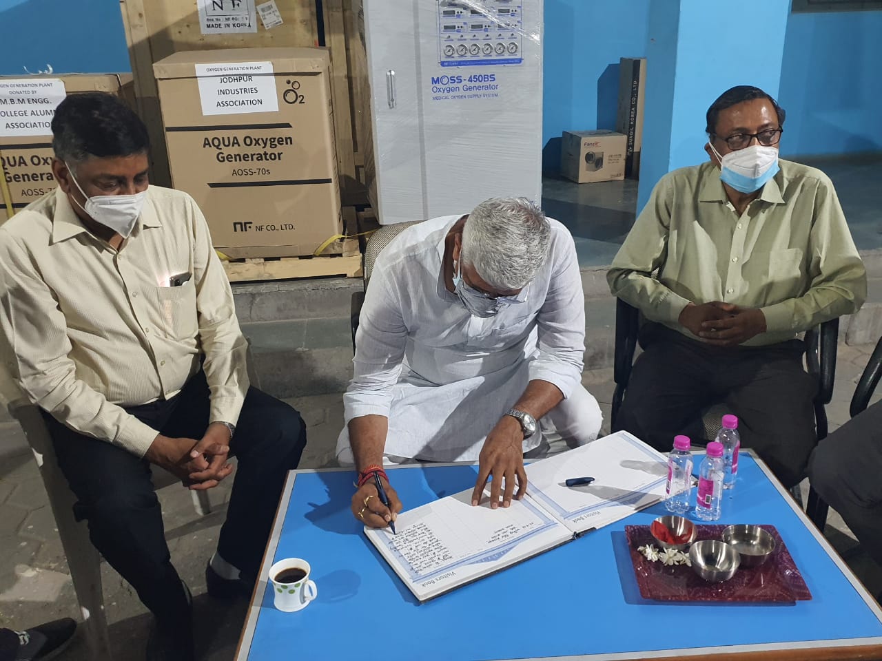 शेखावत ने किया इस्कॉन सर्जिकल का दौरा