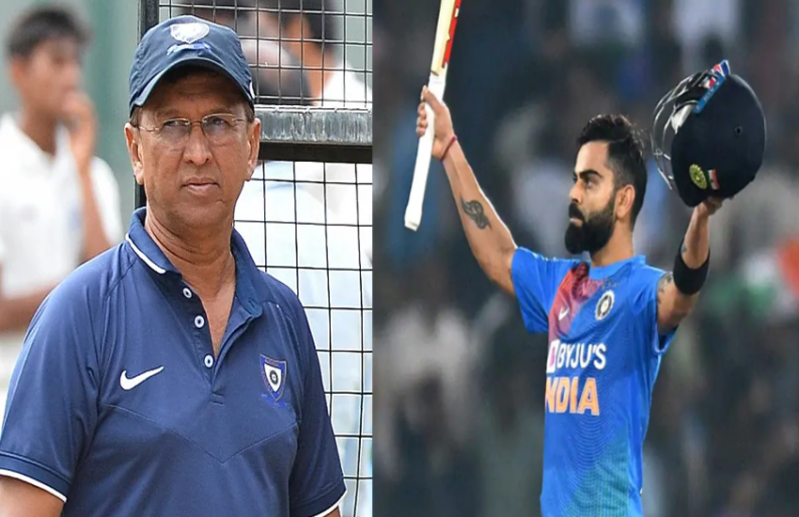 Kiran More and Virat kohli