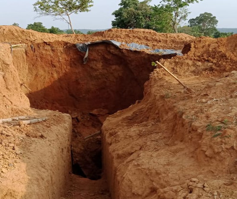 Digging MGNREGA well