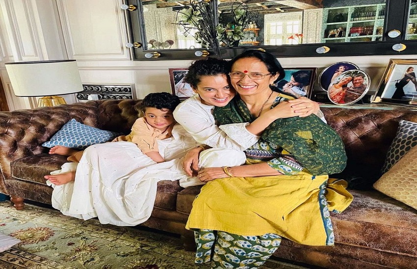 Kagana Ranaut Spend Time With Her Family She Shares Beautiful Pics