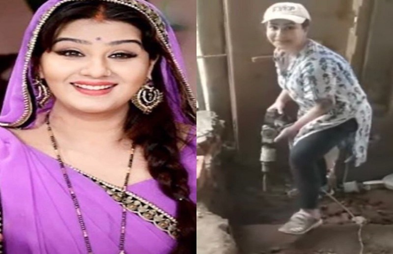 Shilpa Shinde Working In Construction Field In Lockdown