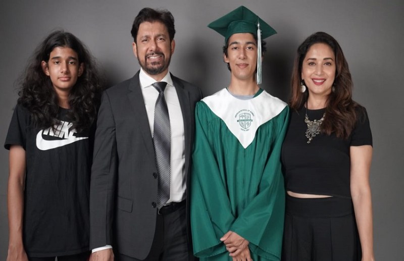 Madhuri Dixit's son Arin Completed His Graduation