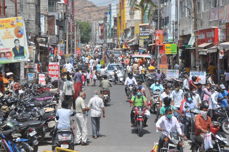 अनलॉक बाड़मेर: बाजार खुले, भीड़ का जोर, रास्ते जाम---फोटो---लीड लगा सकते हैं