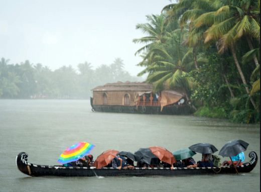Monsoon reach in Kerala 