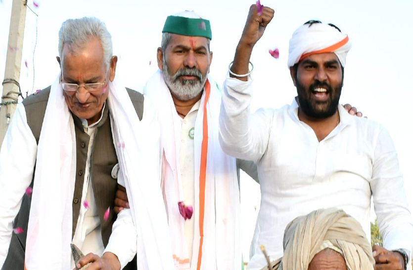Rakesh Tikait strengthening Bhartiya Kisan Union in Rajasthan