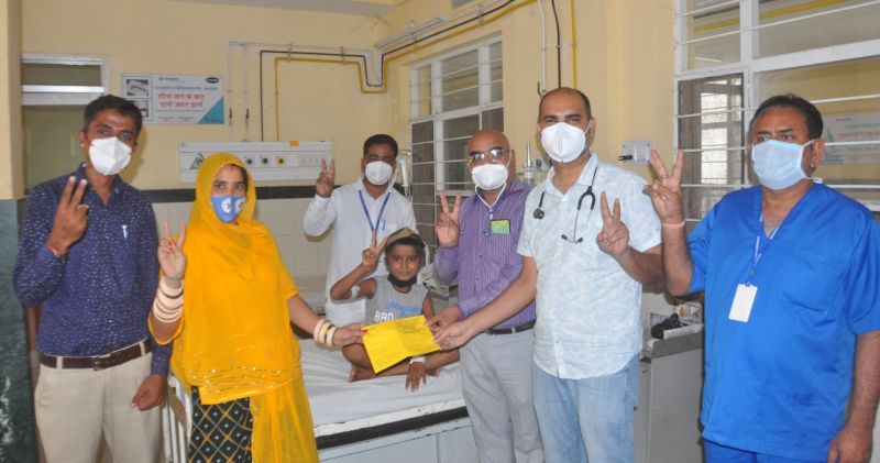 बाड़मेर: 9 साल के बच्चे ने कोरोना को हराया