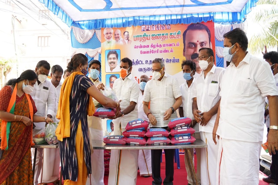 Tamilnadu BJP unit celebration 7 years of modi sarkar