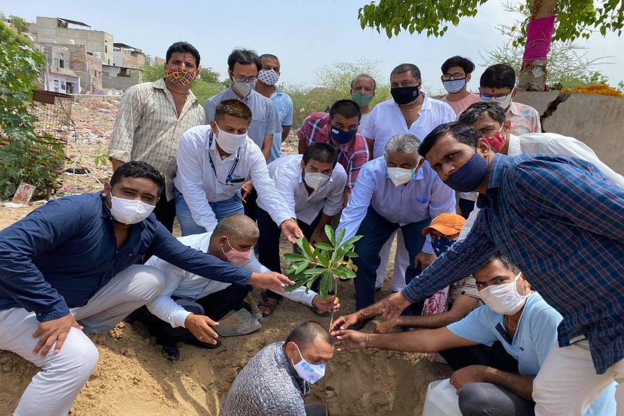 धरा को हरा-भरा करने में जुटे शहरवासी