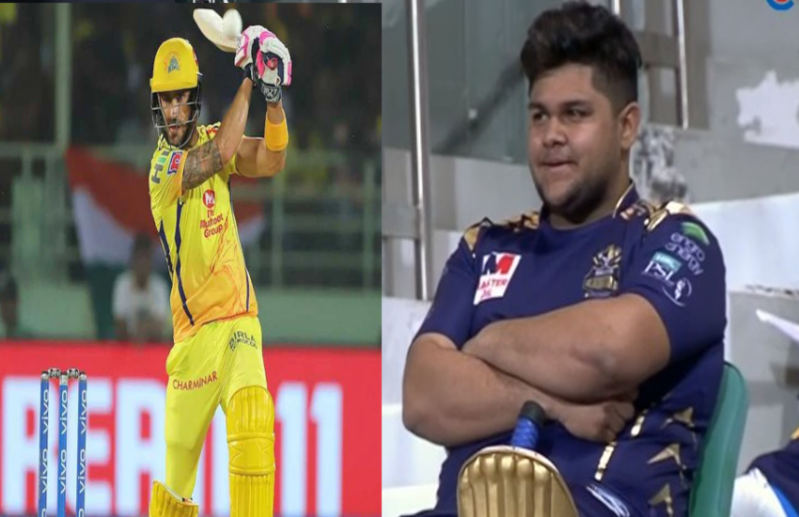 Azam khan and Plessis