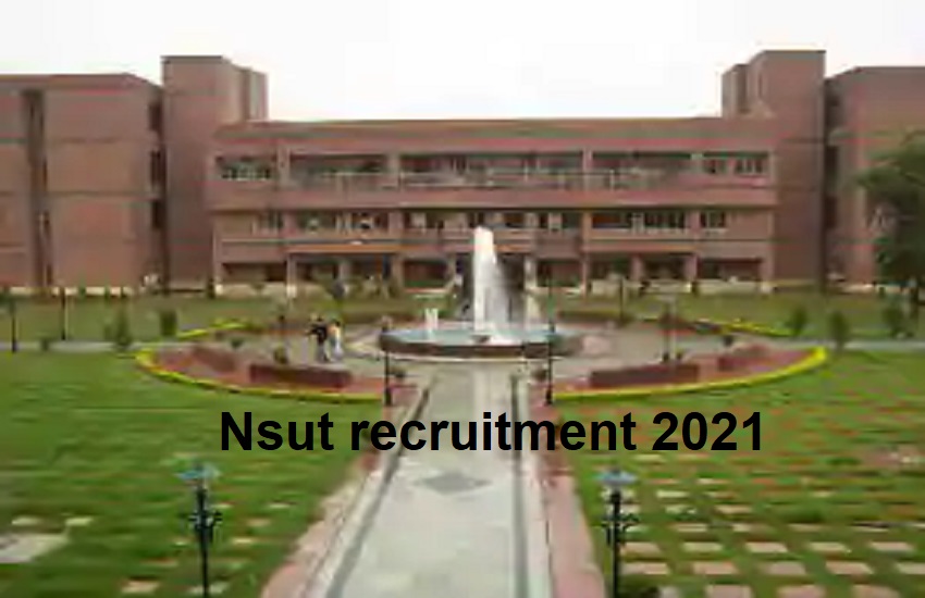 Nsut recruitment 2021