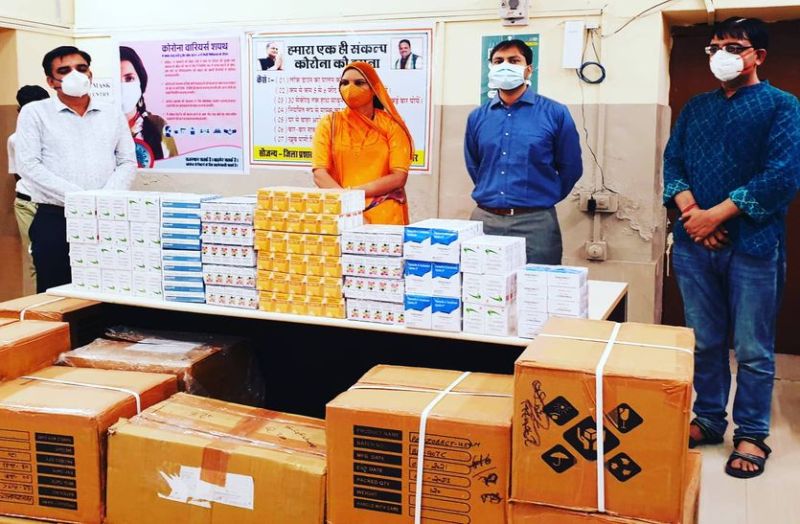 बाड़मेर की फैशन डिजाइनर ने जीवनरक्षक इंजेक्शन व ऑक्सीजन मशीनें करवाई उपलब्ध