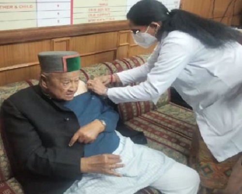 Former Himachal Pradesh Chief Minister Virbhadra Singh Second Time test Covid 19 Positive 