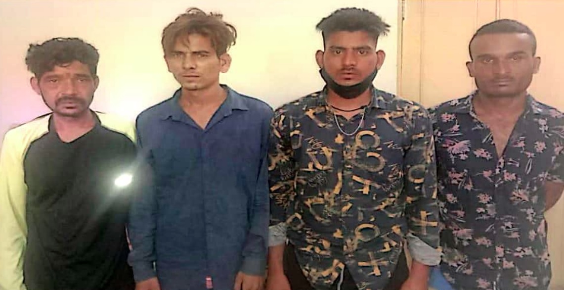 राहगीरों से लक्की ड्रा के नाम से ठगी करने वाले चार बदमाश गिरफ्तार
