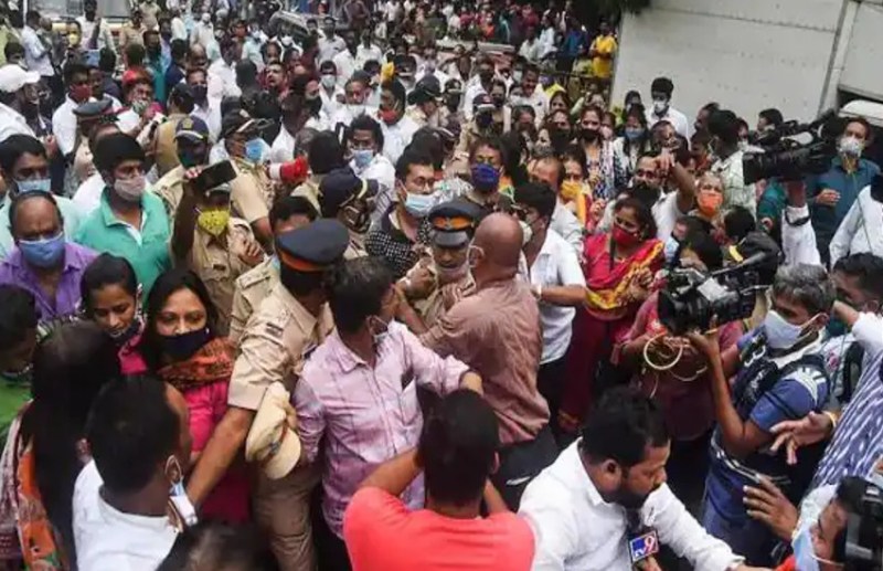 shiv sena bjp workers