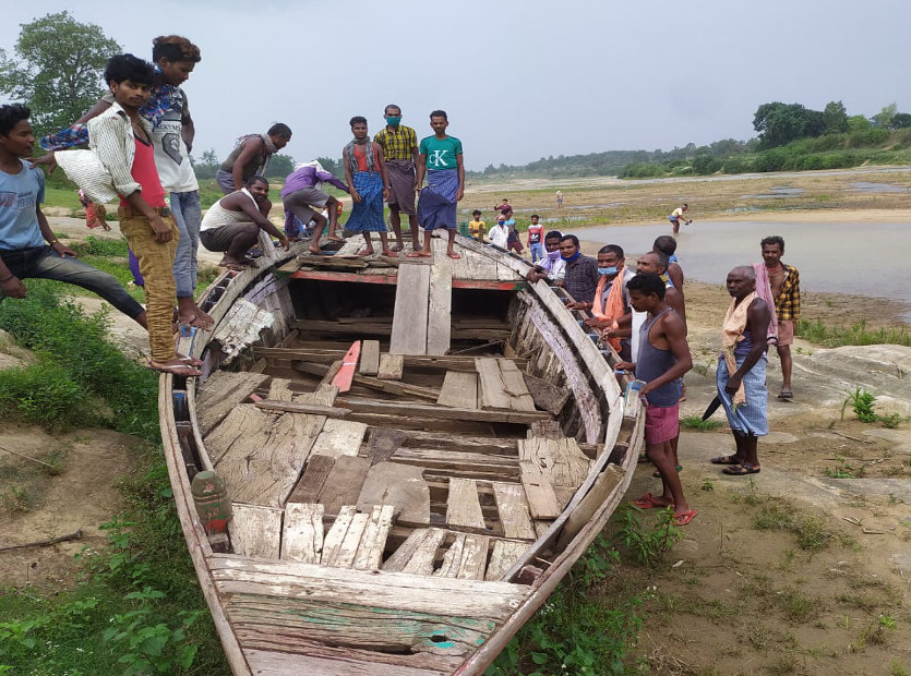 Villagers demant boat