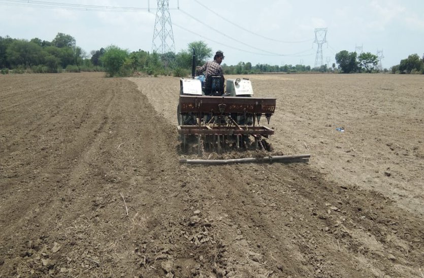Farmers were disillusioned with the increase in the cost of soybean crop, sowing paddy and urad