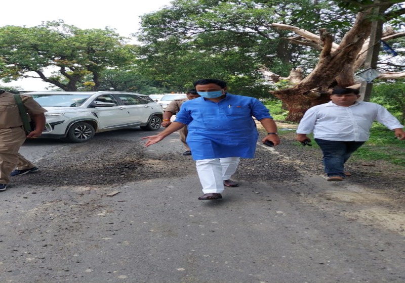 Road Uprooted within 15 days MLA stopped payment of contractor