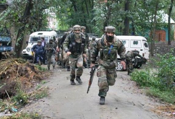 Jammu Kashmir Encounter broke down at pulwama between terrorist and Security forces