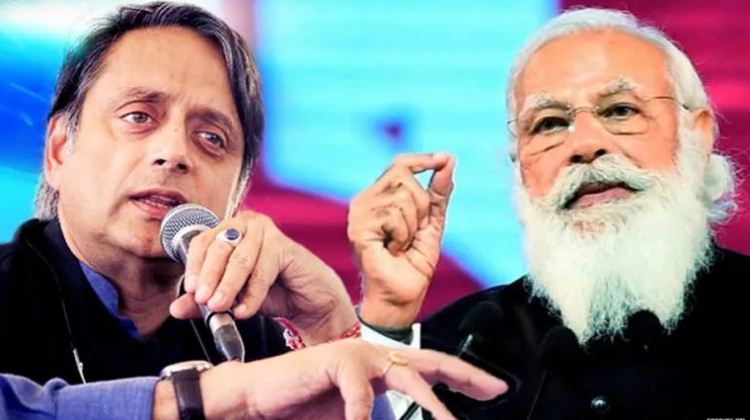 Congress Leader Shashi Tharoor learn new English word Pogonotrophy and connect with PM Modi