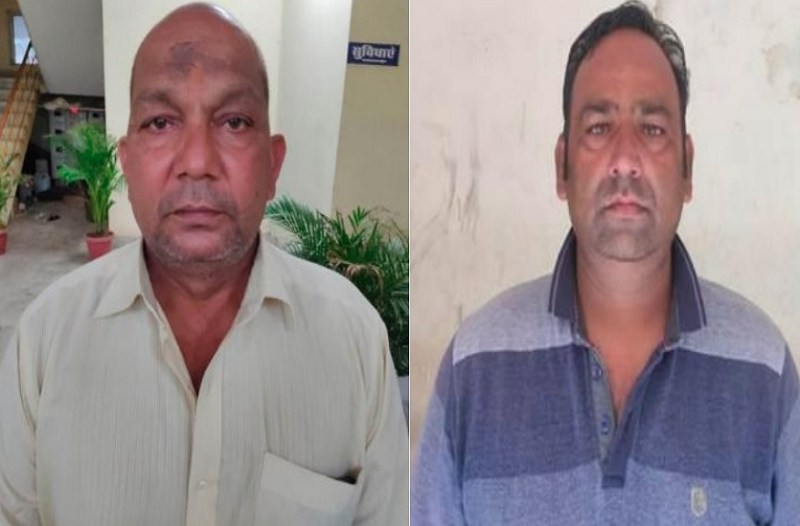 धोखाधड़ी के फरार दो इनामी बदमाश गिरफ्तार