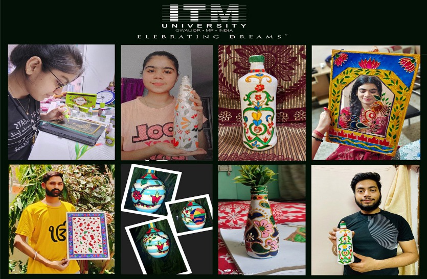 रंगीन कांच से बने टुकड़ों को कलात्मक रूप से जोड़कर की जाती है मीनाकारी