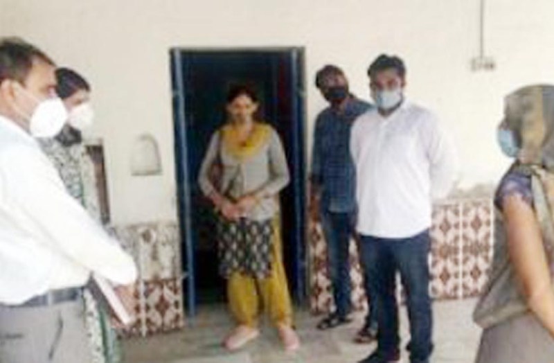 आगंनबाड़ी केन्द्र के औचक निरीक्षण में एसडीएम को मिली कई कमियां