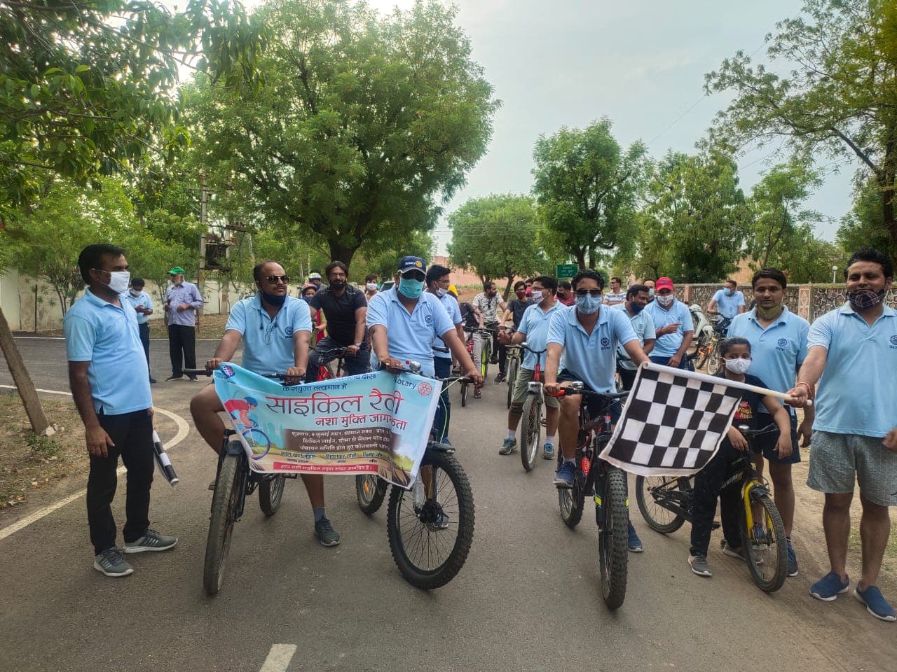 नशा मुक्ति अभियान: साइकिल रैली निकालकर किया जागरूक