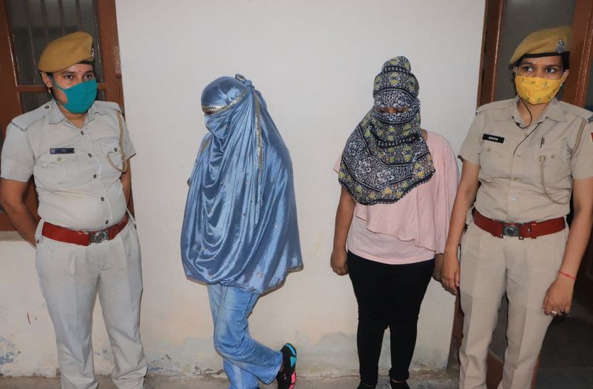हाईवे पर होटल में देह व्यापार, पुलिस दबिश में दो महिला गिरफ्तार