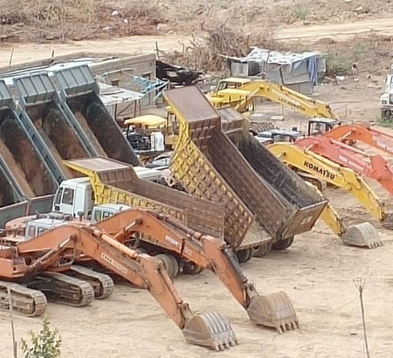 बरसात के चलते गरड़दा बांध का कार्य बंद, तीन माह के बाद होगा शुरू