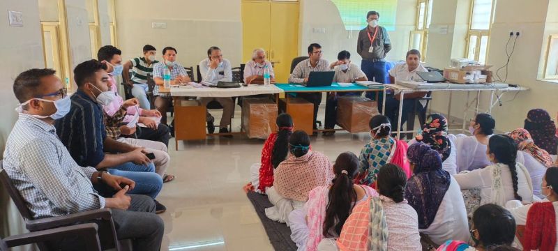 बैठक में चिकित्सा व्यवस्थाओं पर चर्चा