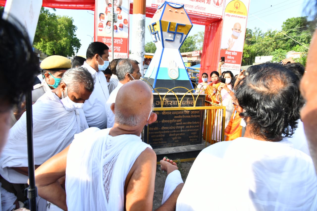 17 साल बाद रेलवे ओवरब्रिज से आचार्य गुजरे, नाम हुआ महाश्रमण सेतु