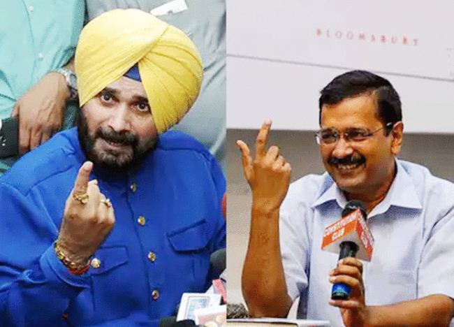 Arvind Kejriwal React on Navjot Singh tweet to praise Aam Aadmi party