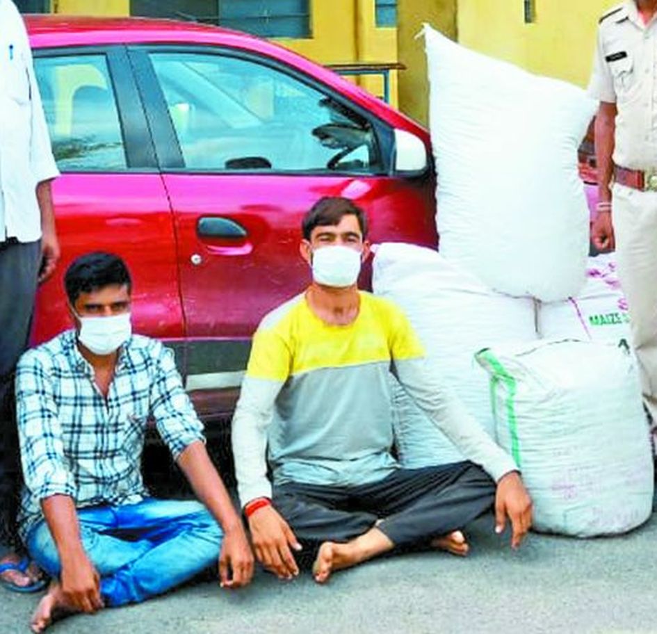 Two accused arrested for smuggling opium doda