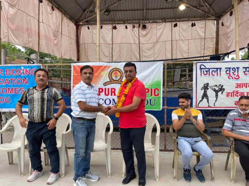 ओलम्पिक संघ के महासचिव का स्वागत