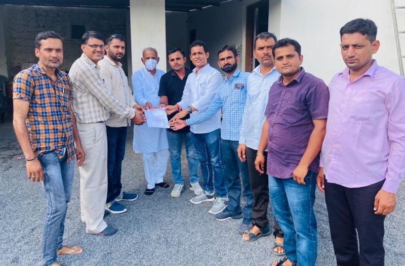 राजस्थान शिक्षक संघ युवा ने शिक्षक मांगों को लेकर विधायक को सौंपा ज्ञापन