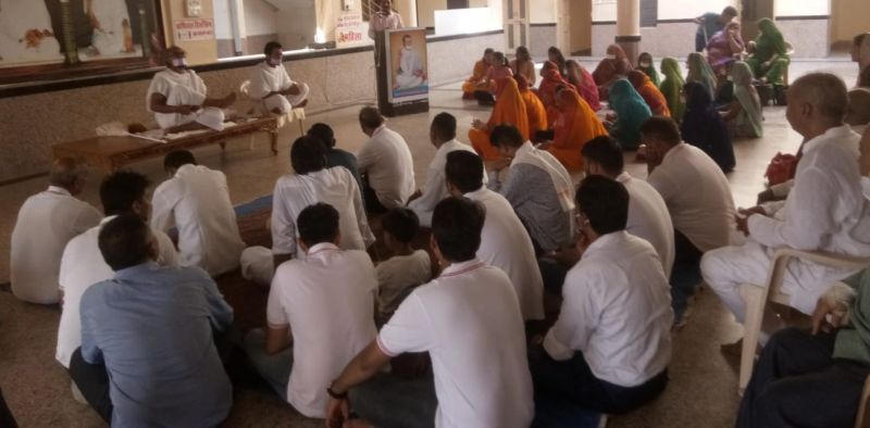 जैन मुनिवृंद का चातुर्मास को लेकर नगर प्रवेश