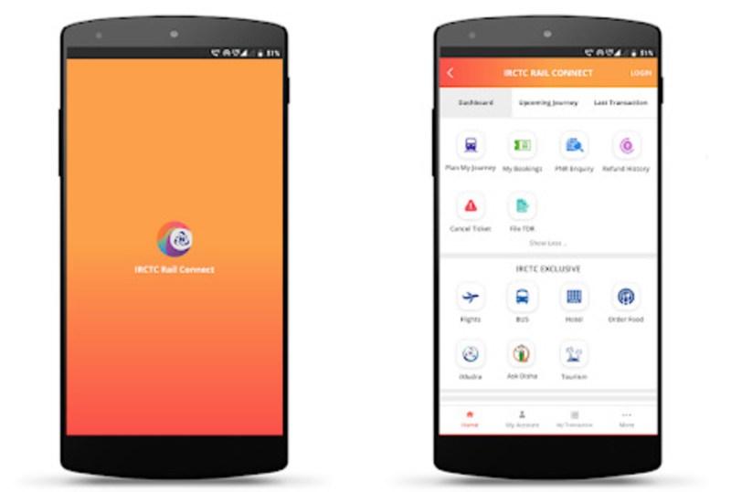 IRCTC से घर बैठे अपने स्मार्टफोन पर बुक करे ट्रेन टिकट