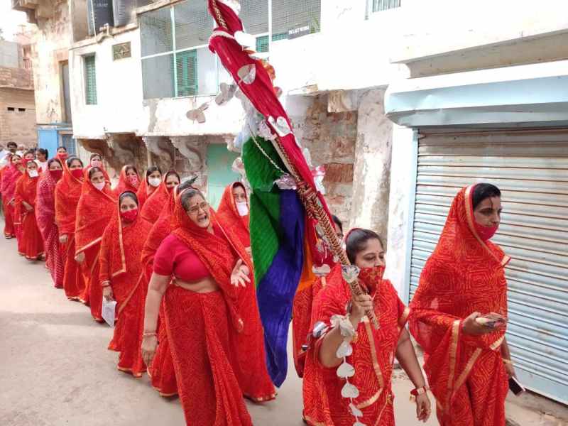 Chaturmasik Mangal Pravesh of Jayagachchiya Jain Sadhvis