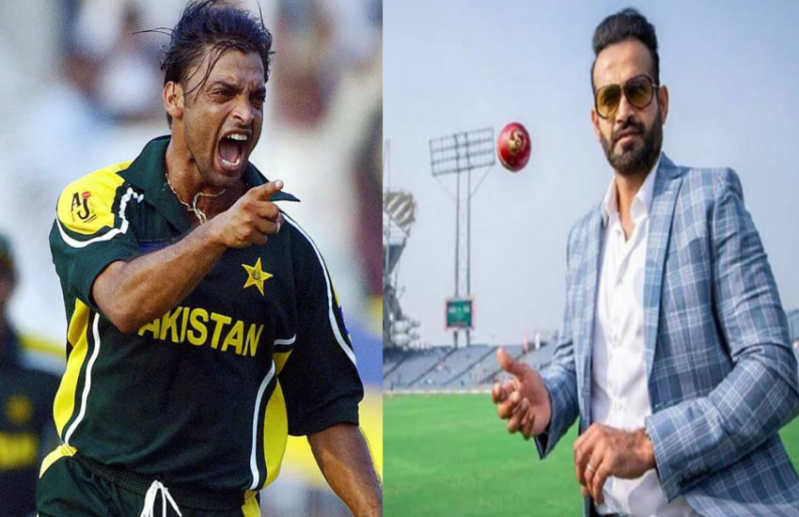 shoiab akhtar and Irfan Pathan