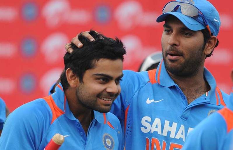 Virat kohli and Yuvraj singh